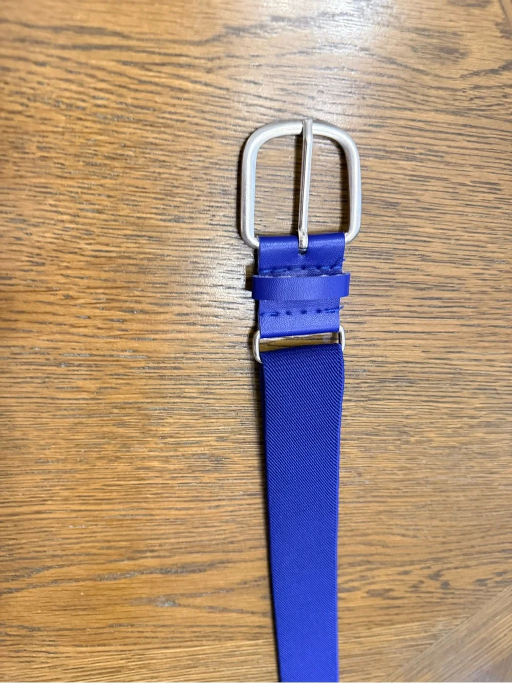 Youth Baseball Belt Royal Blue Adjustable Elastic Sports Belt One Size